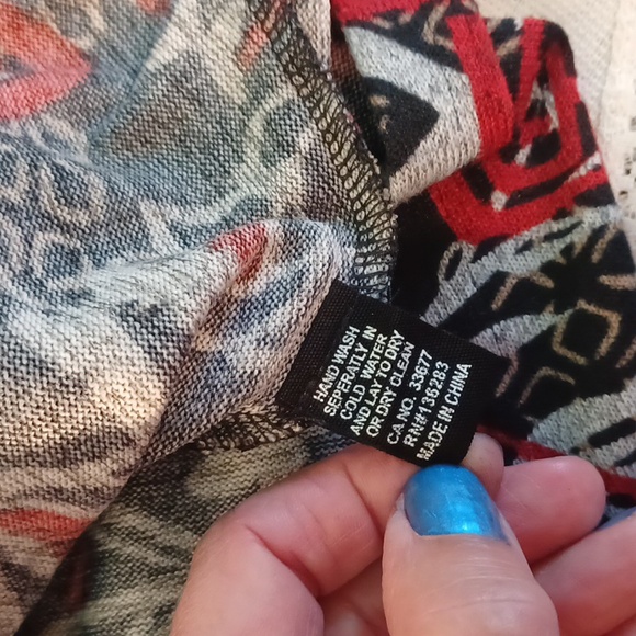 NEW! S/M Long Black Fashion Zipper Top 4561 - Picture 6 of 10